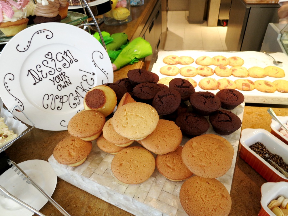 Design your own cupcakes are popular with the kids, as they can pipe their own frosting
