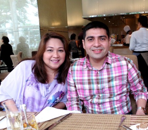 Moet Hennessy's Olga Azarcon and Chad Alarcon