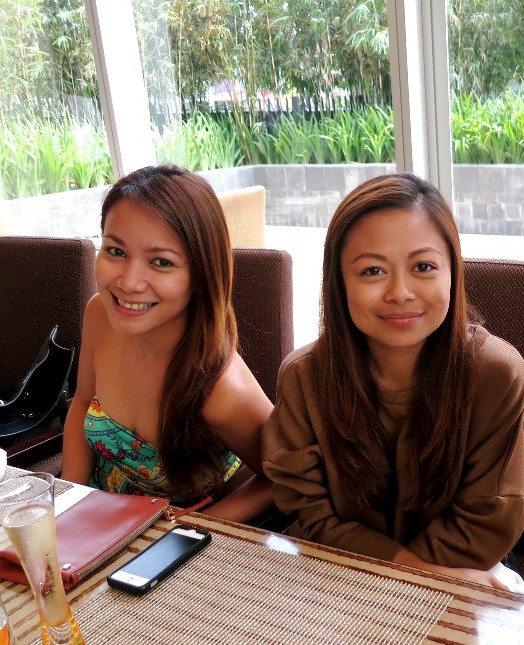 Charo Espedido and Sarah Santiago