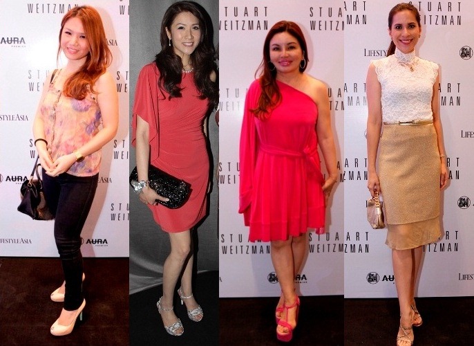 Stuart Weitzman Philippine Ambassadors Cheryl Tiu, Zandra Ty, Sari Yap and Audrey Zubiri