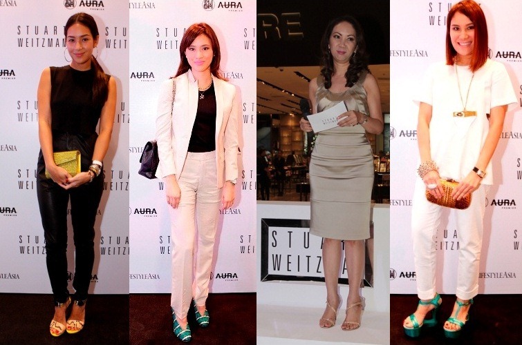 Stuart Weitzman Philippine ambassadors Mikaela Martinez, Ria Prieto, Anna Sobrepeña and Aivee Teo
