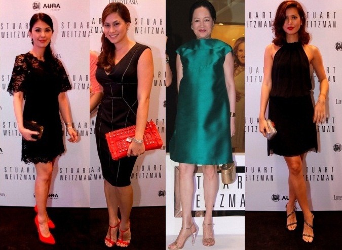 Stuart Weitzman Philippine ambassadors Pops Fernandez, Cristalle Henares, Frannie Jacinto and Jessica Kienle