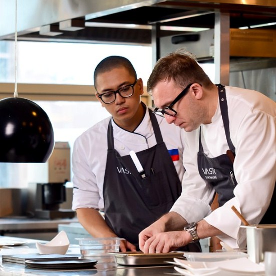 Vask's Chef Jose Luis "Chele" Gonzalez has worked at Spain's best restaurants: El Bulli, El Celler de Can Roca, Mugaritz and Arzak