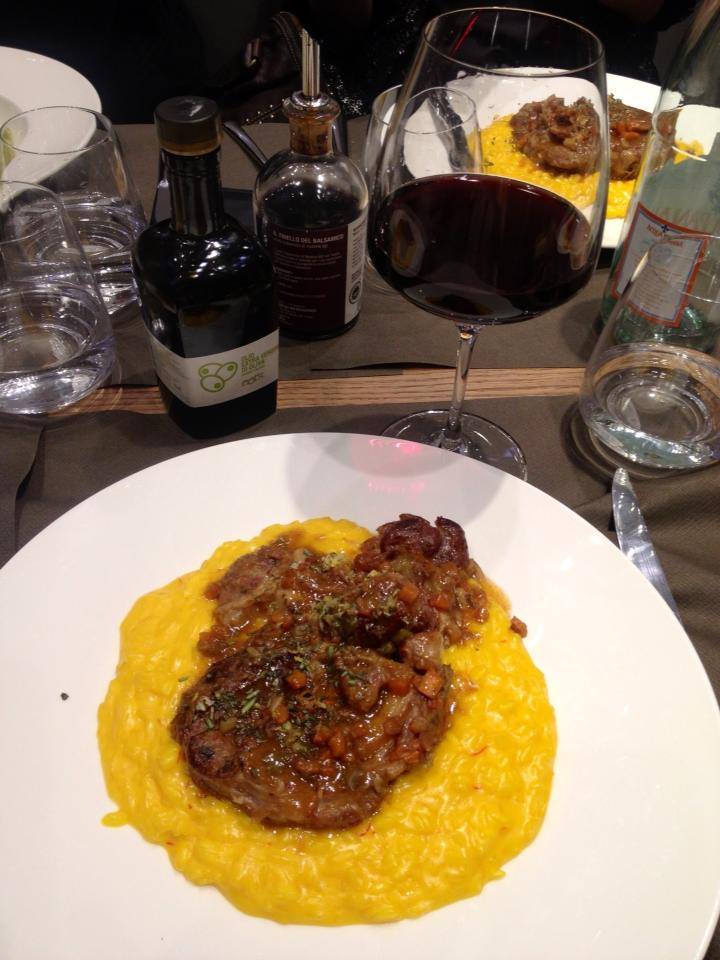 When in Milan, must have osso bucco and risotto Milanese! At EATS at Excelsior