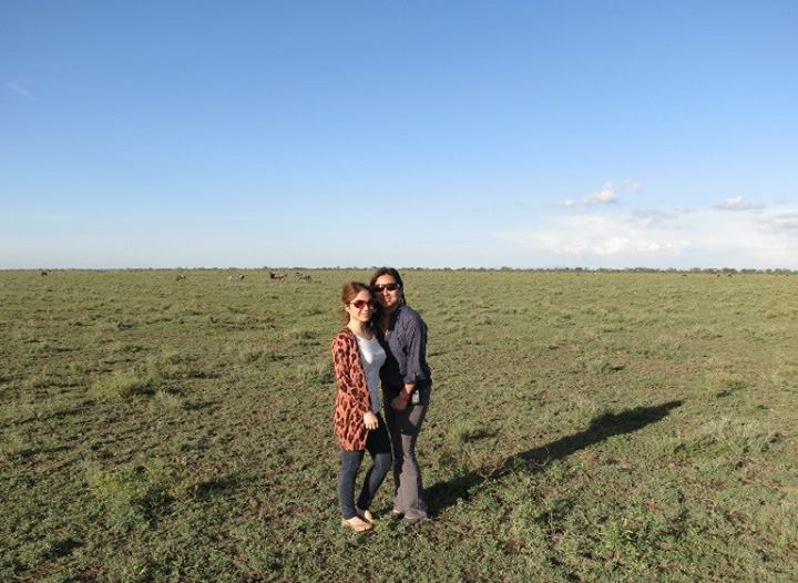 Cheryl Tiu & Christine Dayrit in Serengeti, Tanzania