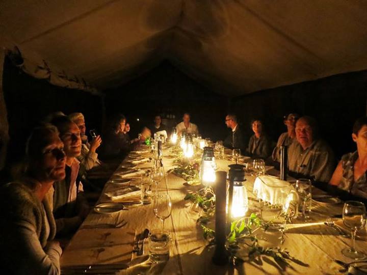 Dinner at Serengeti Safari Camp