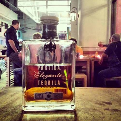 Partida Elegante, which has been ranked as the #5 most expensive tequilas in the world, is available at A'Toda Madre (Photo courtesy of A'Toda Madre Facebook page)