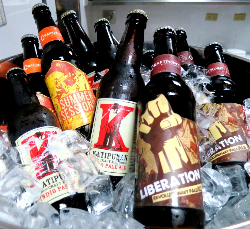 Craft beers from Katipunan Craft Ales and Craftpoint Brewing Company
