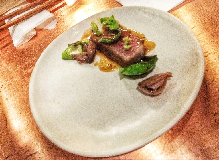 Beautifully marbled Matsusaka Wagyu
