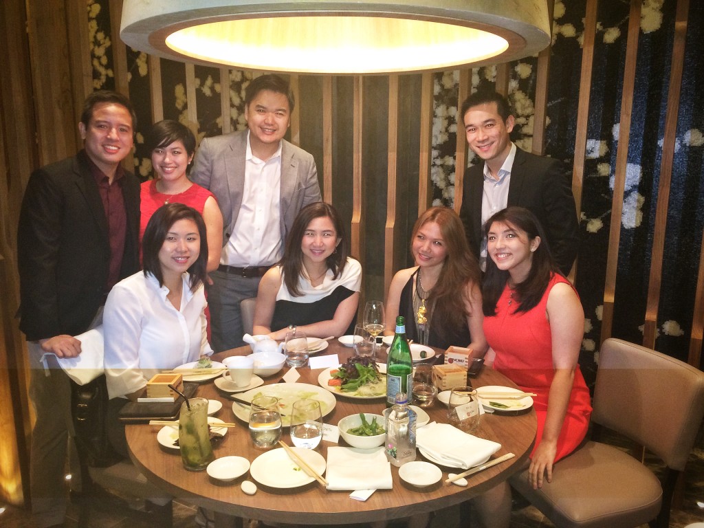 Carlo Mendoza, Mischel Ocier, Sher and Chico Sy, Valerie Dy Sun, Cheryl Tiu, Eric Uy, Isabelle Ocier