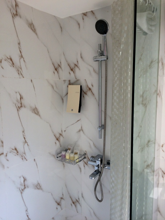 The shower area