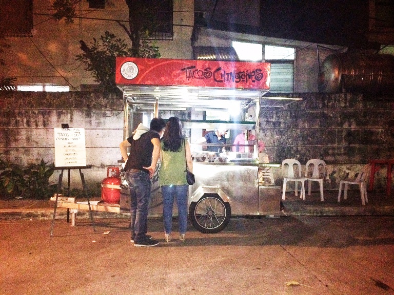Tacos Chingones- the first mobile taco cart in the Philippines- located in Makati
