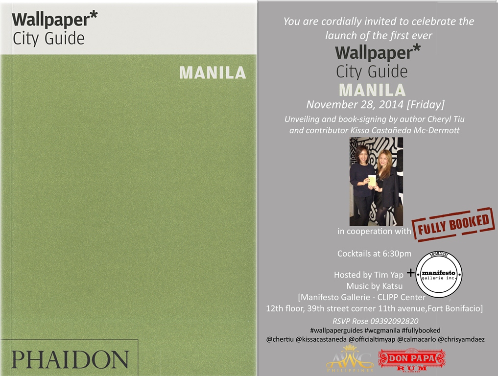 Wallpaper City Guide Manila Launch Party Invitation- November 28, 2014 Friday