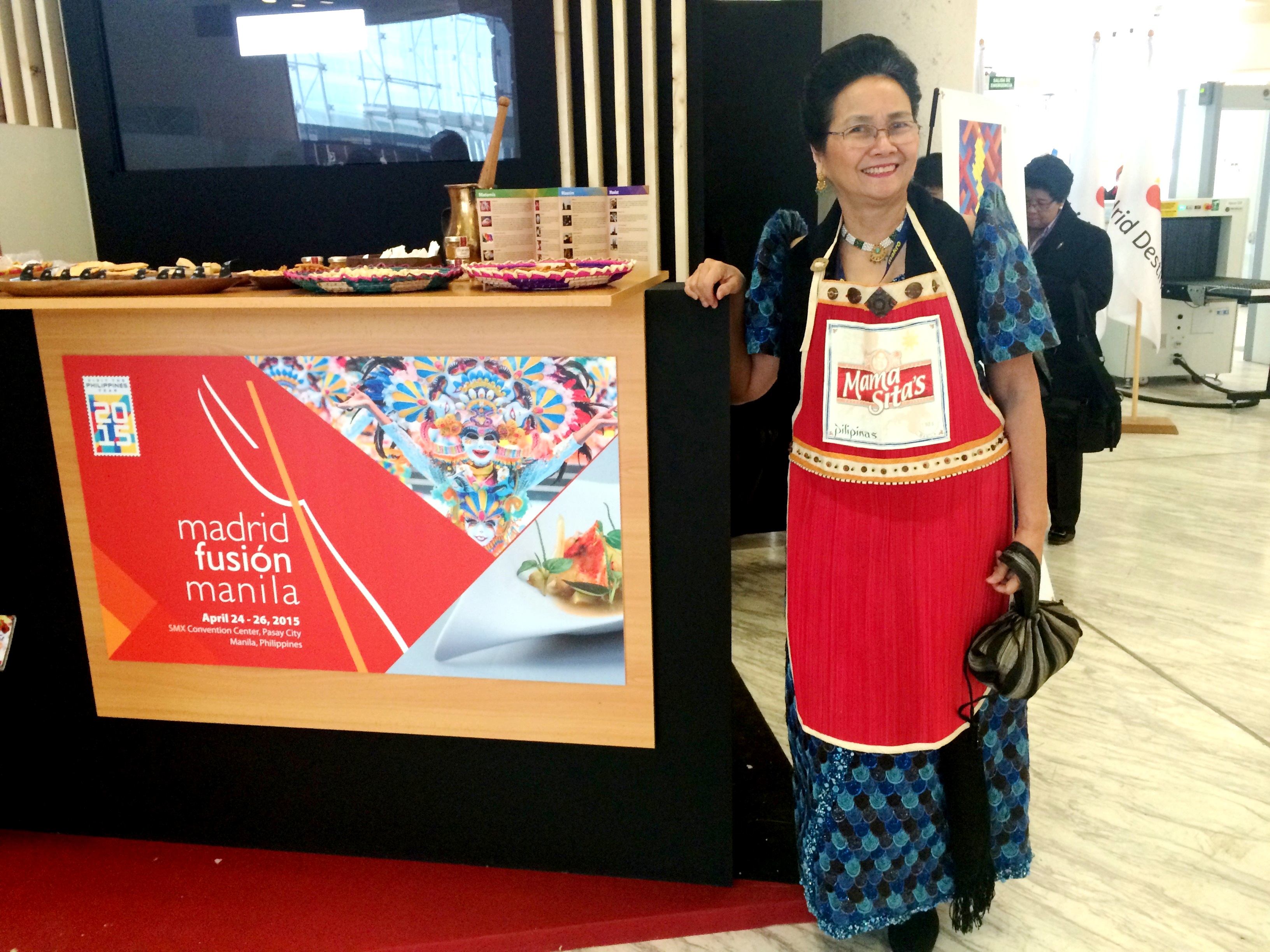 Actually, this is Mama Sita's daughter, Clara, and it was so nice of her to represent!