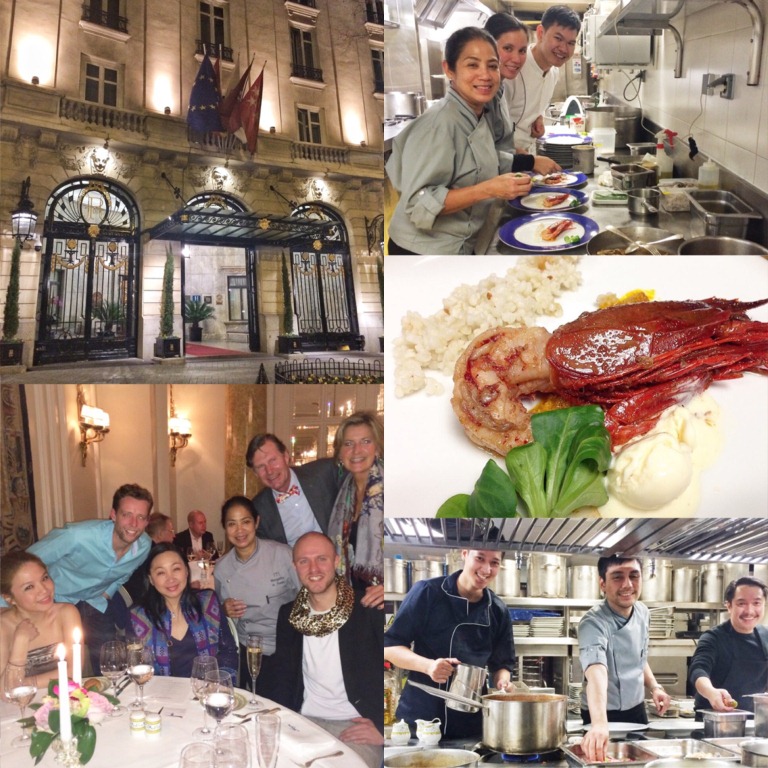 Our very own Margarita Fores cooked at the exquisitely beautiful Hotel Ritz, a centennial hotel built by King Alfonso XIII in 1910 to model a royalty hotel.
