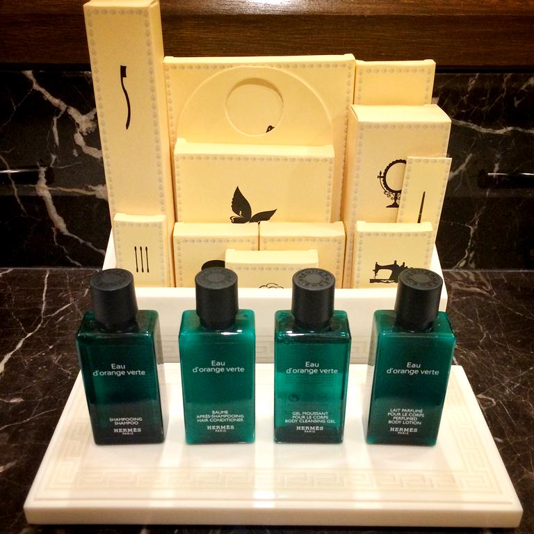 Of course, only Hermes amenities for the best ;)