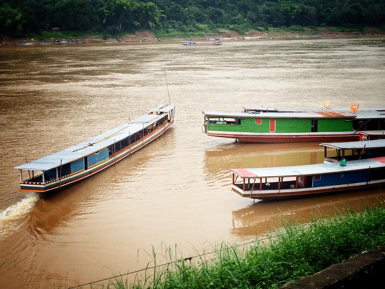 Pak Ou caves can be accessed by a two-hour boat ride on the Mekong River