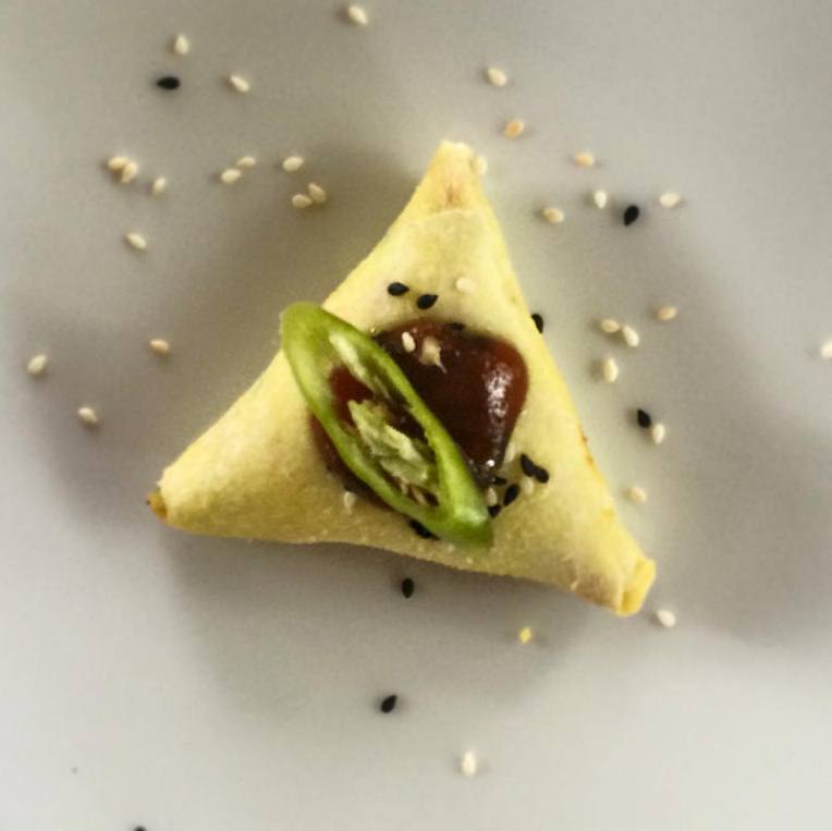 The Farm at San Benito- Alive Restaurant- Cauliflower Samosa
