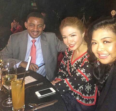 Ethiopian Airlines Philippines Country Manager Solomon Bekele, Geiser Maclang brand architect Amor Maclang and me celebrating Philippine Independence Day at the Mega Pinoy Pride Ball last June 12
