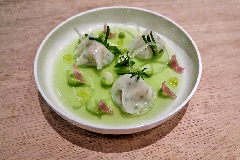 A Philippine-inspired dish makes its way to the menu of the highly coveted Restaurant Andre in Singapore! This is the Idea of "Kinilaw" Ceviche, which is Cured Scallop Three Ways in Tiger's Milk served with Cucumber, Apple Jelly and Avocado A Philippine-inspired dish makes its way to the menu of the highly coveted Restaurant Andre in Singapore! This is the Idea of "Kinilaw" Ceviche, which is Cured Scallop Three Ways in Tiger's Milk served with Cucumber, Apple Jelly and Avocado