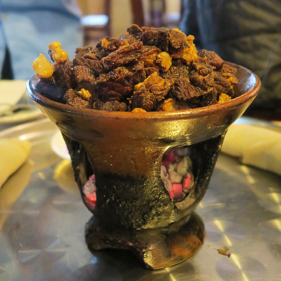 Shekla Tibs- Ashu Butchery & Restaurant- Addis Ababa- Ethiopia
