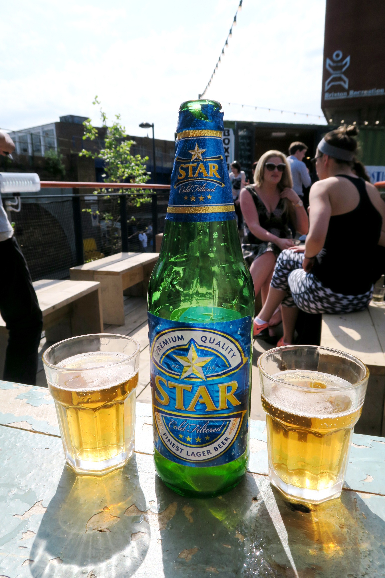 Star Nigerian Beer- Zoe's Ghana Kitchen- Pop Brixton- London