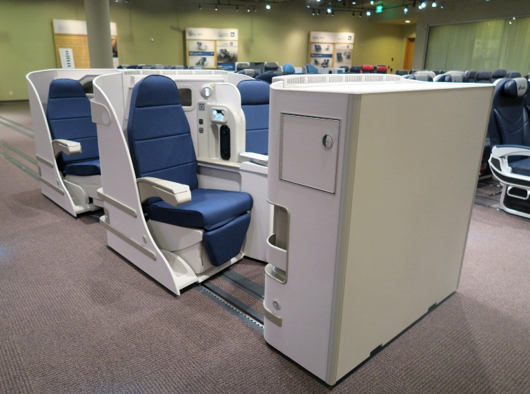 Boeing Dreamliner Gallery- Seats Prototype 2- Cathay Pacific-Boeing Delivery Flight