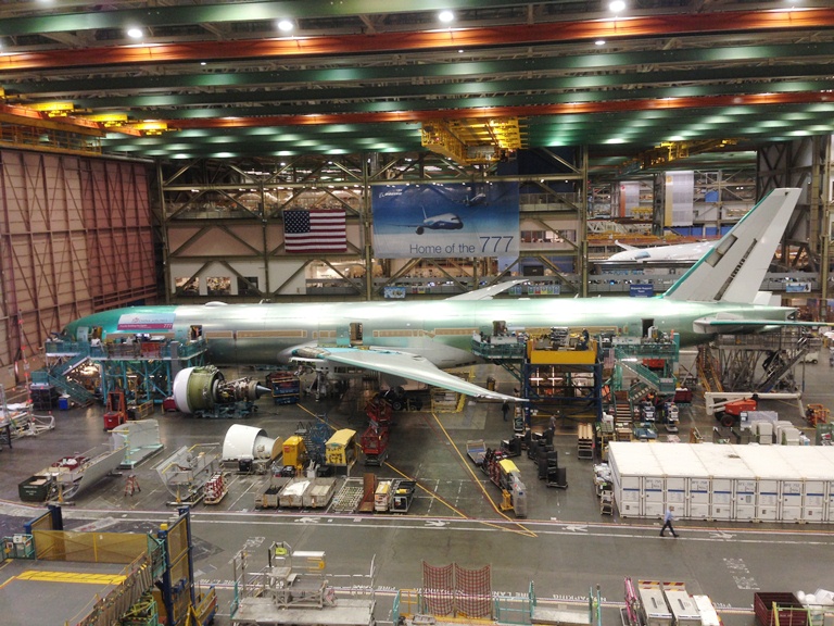 Boeing Factory- Everett, Washington- Boeing- Cathay Pacific 777-300ER Delivery Experience 2
