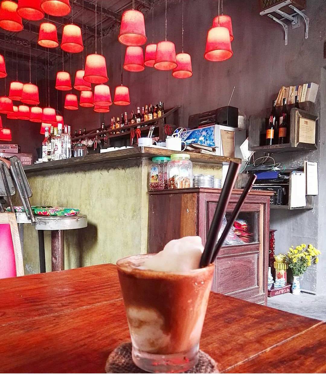Cong Ca Phe- 46 Trang Tien, Hanoi, Vietnam- Iced Drip Coffee with Frozen Coconut Yogurt