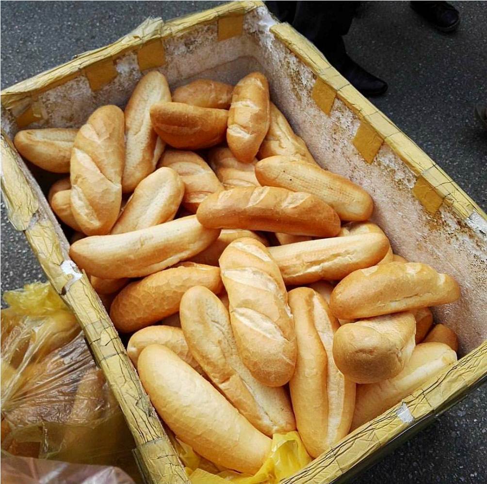 French baguettes in Hanoi by St. Joseph's Cathedral- Vietnam