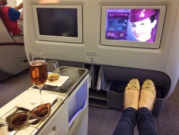 Cheryl Tiu- Qatar Airways- Melissa + Jason Wu