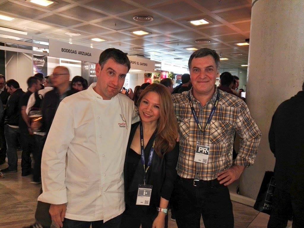 Josean Alija, Cheryl Tiu, John Mason Florence- Madrid Fusion 2016