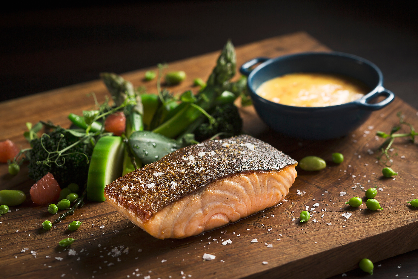 This Tasmanian Salmon Fillet A La Plancha is one of their main courses (Photo courtesy of Intercontinental Singapore)