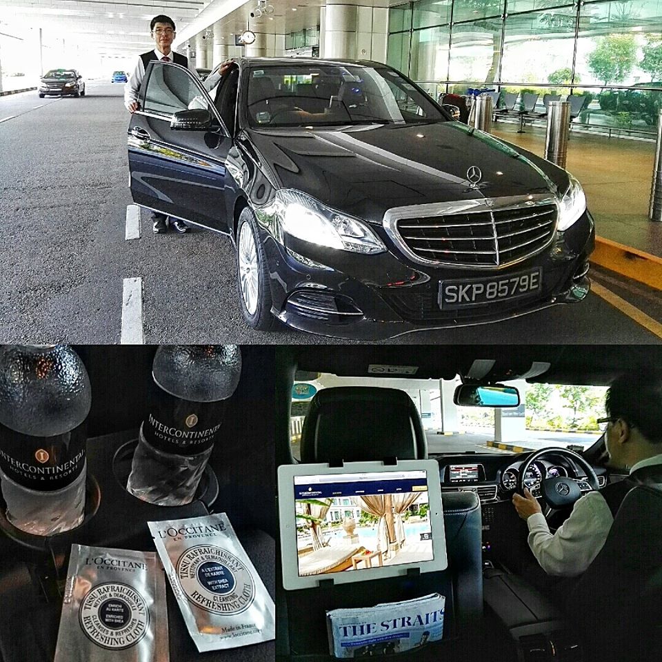 InterContinental Singapore- Airport Transfer Pick-up- Mercedes E-Class