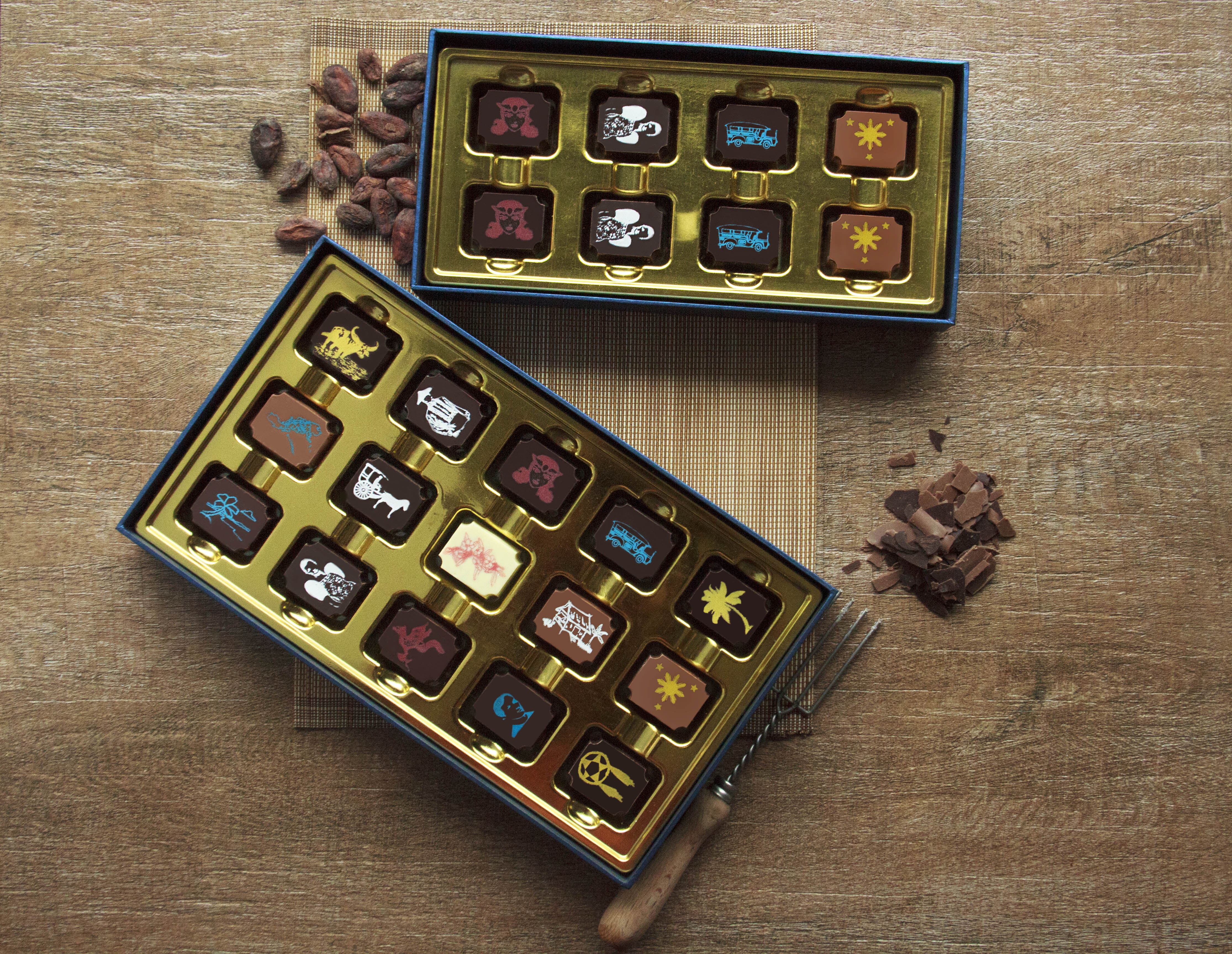 Today, known as Manila Chocolatier, they offer boxes of 8 (priced at PHP650) and 15 (priced at PHP1,250)