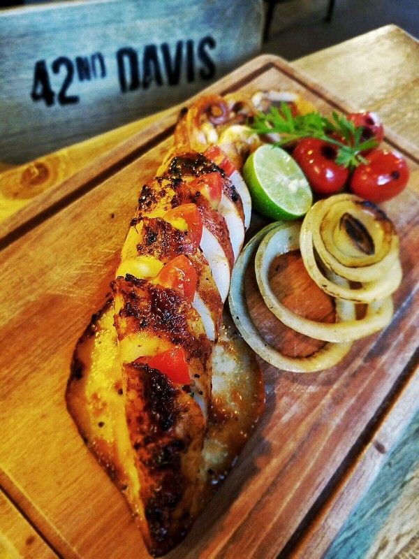 Inihaw na Pusit or Grilled Squid by Roy San Antonio of 42nd Davis