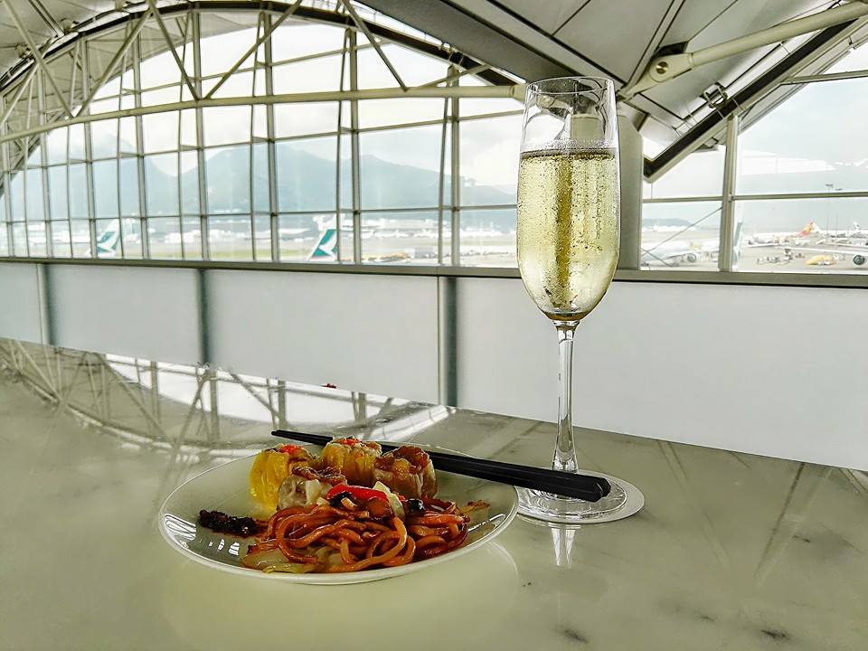 Cathay Pacific Business Class Lounge- The Wing- Hong Kong International Airport