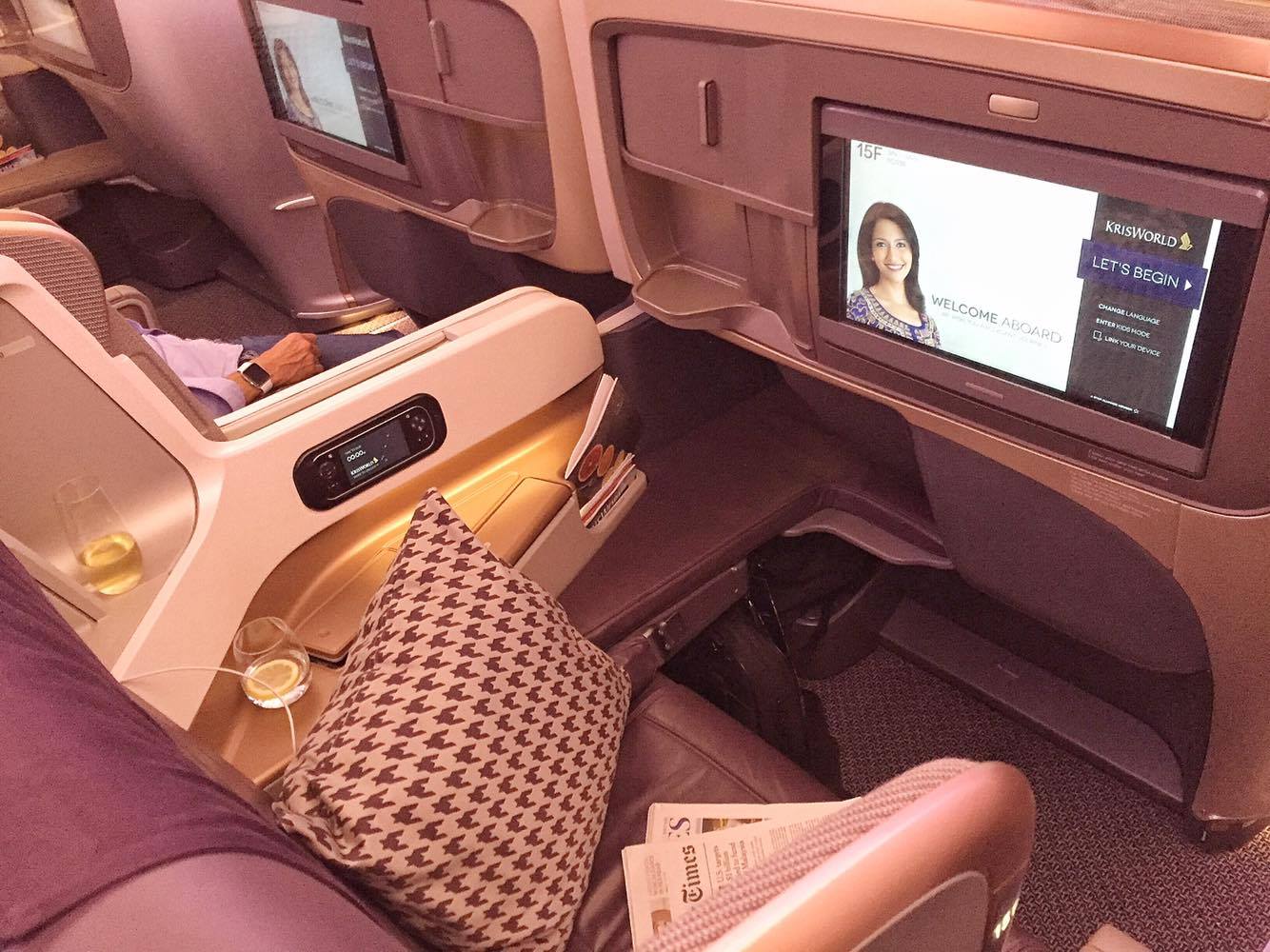 Singapore Airlines Airbus A350 Business Class Seats