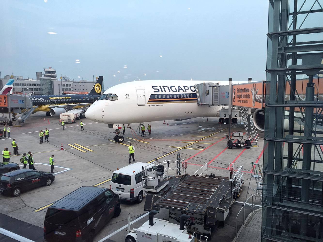 Singapore Airlines in Dusseldorf, Germany