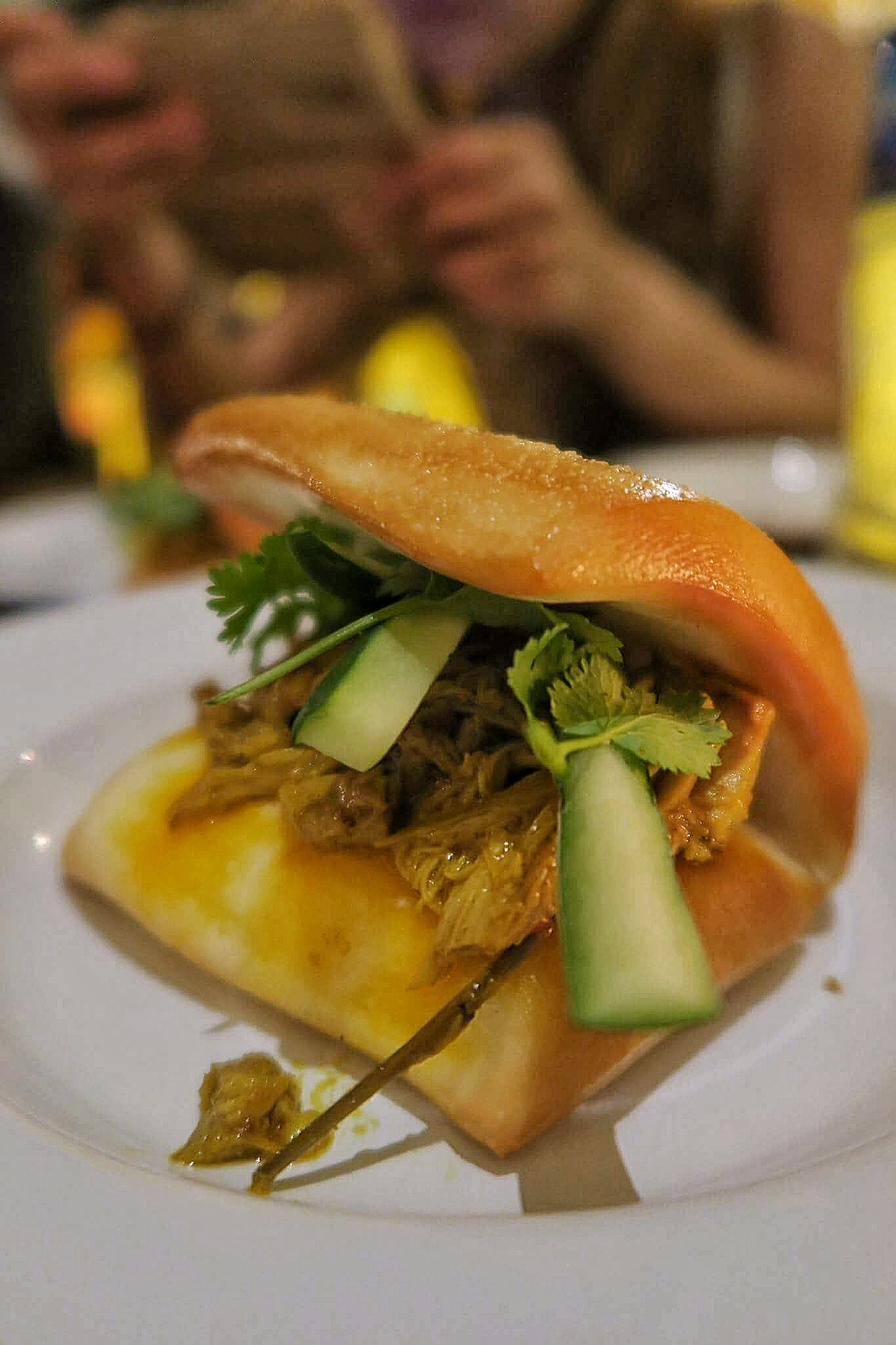 Hoi Belly- braised and pan-seared hoisin-glazed pork belly in fried mantou bun- Wild Poppy, Poblacion, Makati