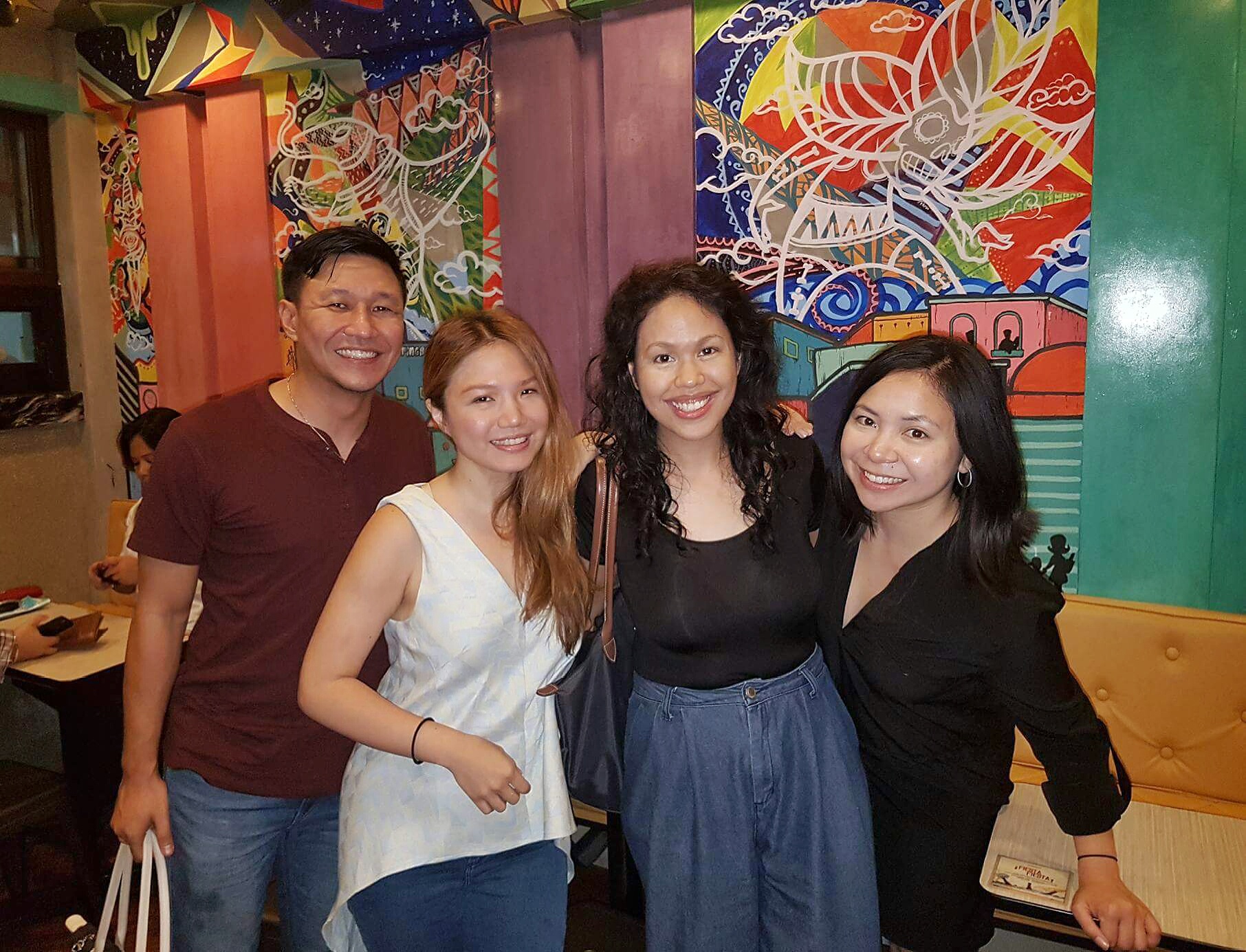 Nicky Lozano, Cheryl Tiu, Monique Buensalido, Regine Rafael