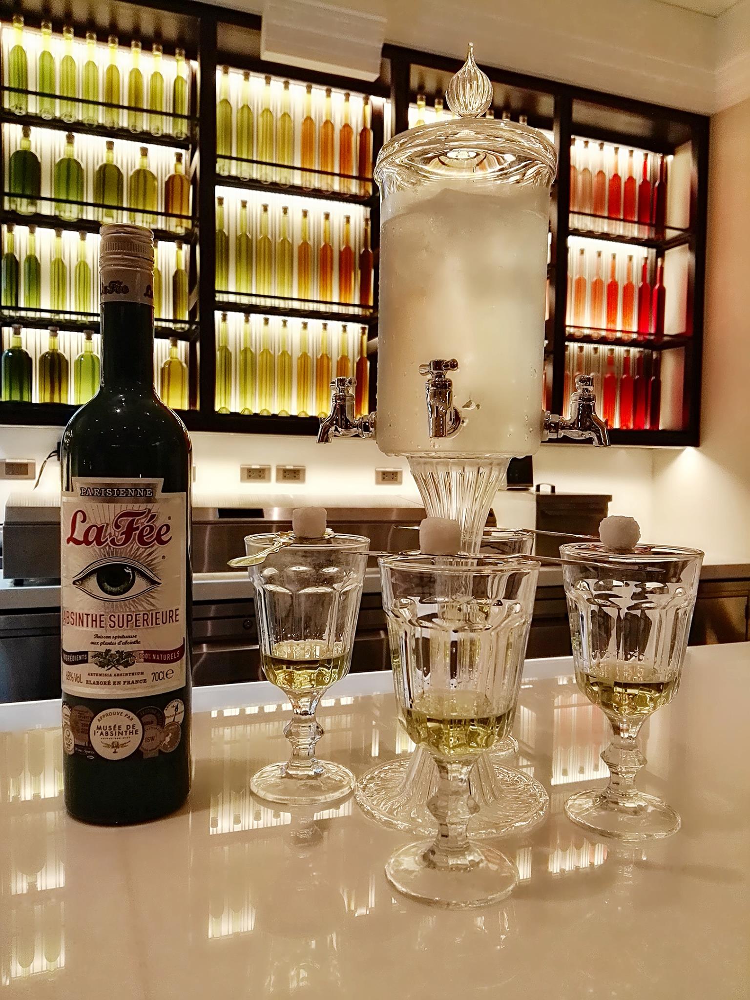 Their Absinthe is one of their more recommended drinks at Mireio; they serve it traditionally as in a fountain, and can be had both at the restaurant and at the rooftop terrace