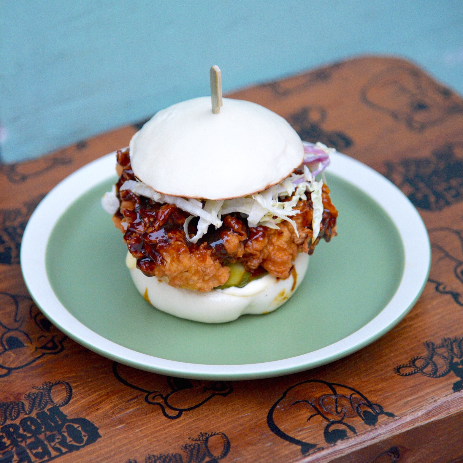 Little Bao's Szechuan fried chicken bao (Photo courtesy of Asia's 50 Best Restaurants)