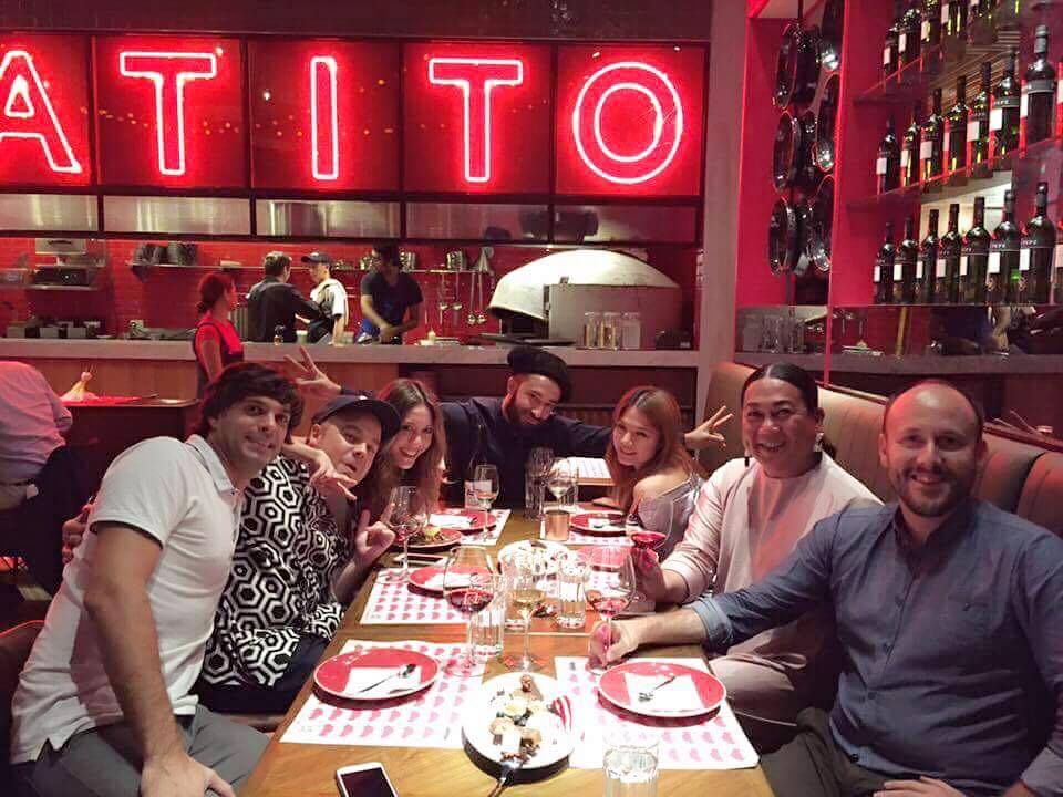 Great dining experiences are always with great company. Congratulations Uri, Dani, Sergi (absent) and Willy on your new venture!!!