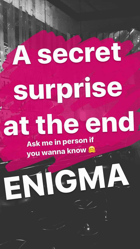 Enigma Concept- Barcelona- Surprise