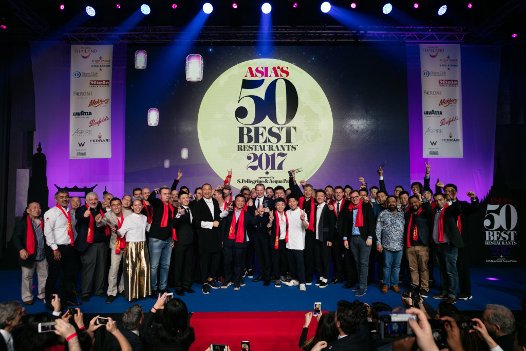 Asia's 50 Best Restaurants 2017- Photo of Winners- W Bangkok, Bangkok, Thailand