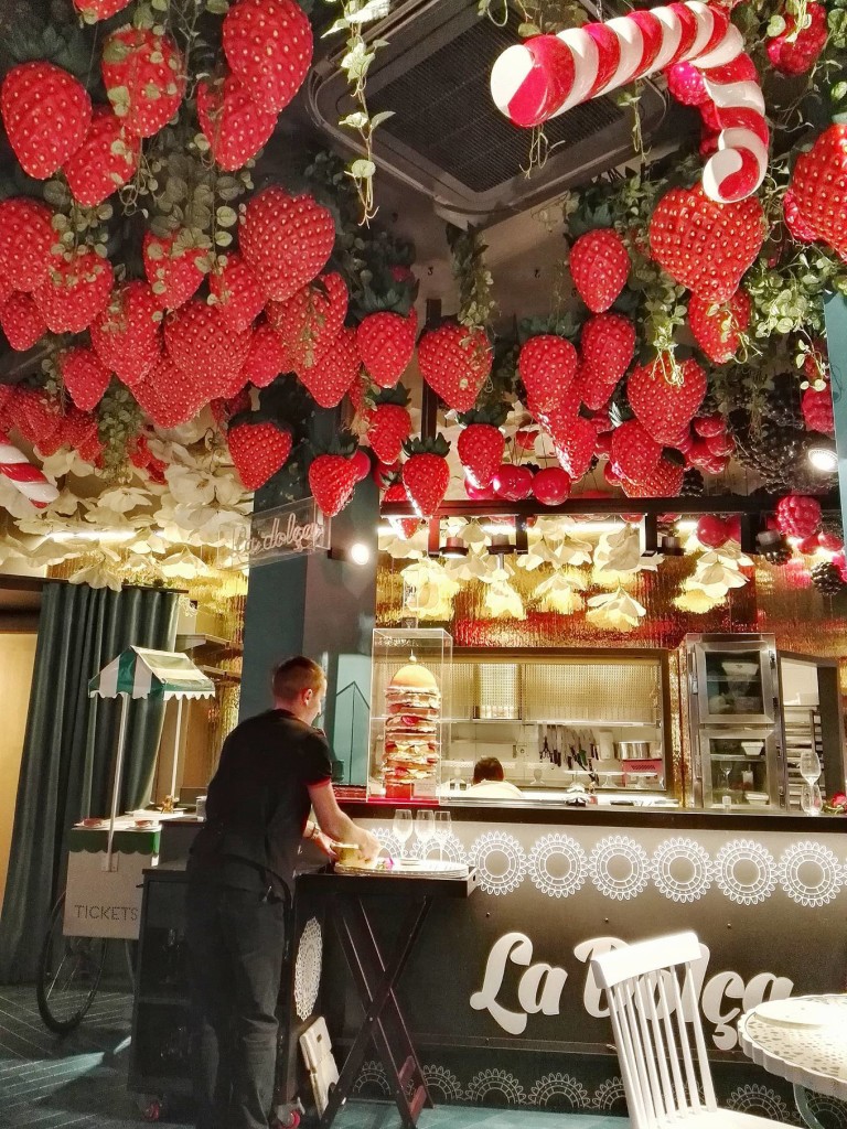 The stunning Dessert Room at Tickets Bar