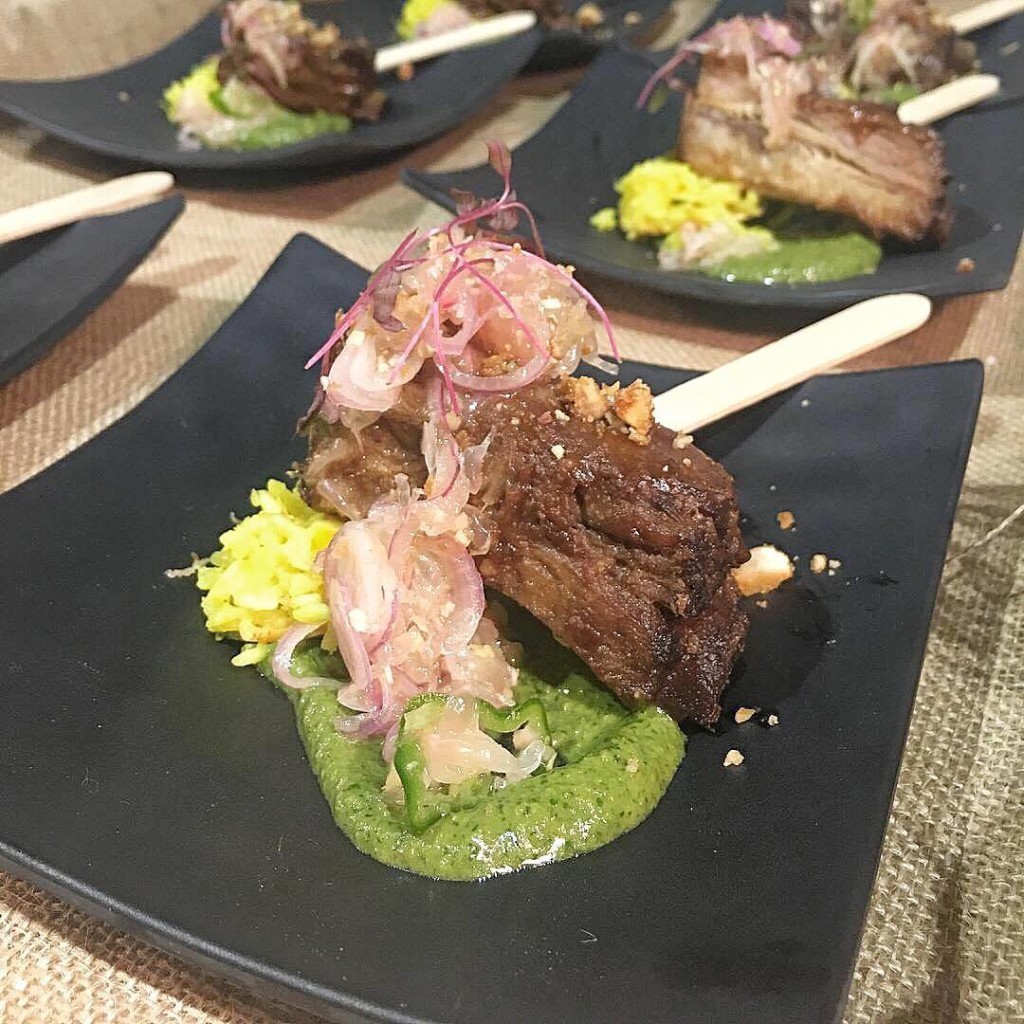 Bamba Bistro- Pork Rib- Tina Legarda- Bamba Bistro- Madrid Fusion 2017- Photo by Alicia Sy