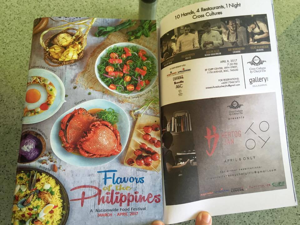 Cross Cultures by Cheryl Tiu- Madrid Fusion Manila 2017- Flavors of the Philippines- Toyo Hertog Jan- Ten Hands at Gallery Vask