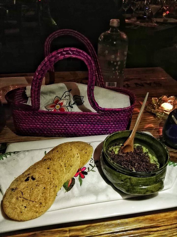 So yeah, totopos served with guacamole + grasshoppers? It was excellent!!!